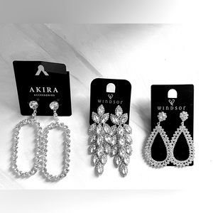 Silver Fashion Earrings